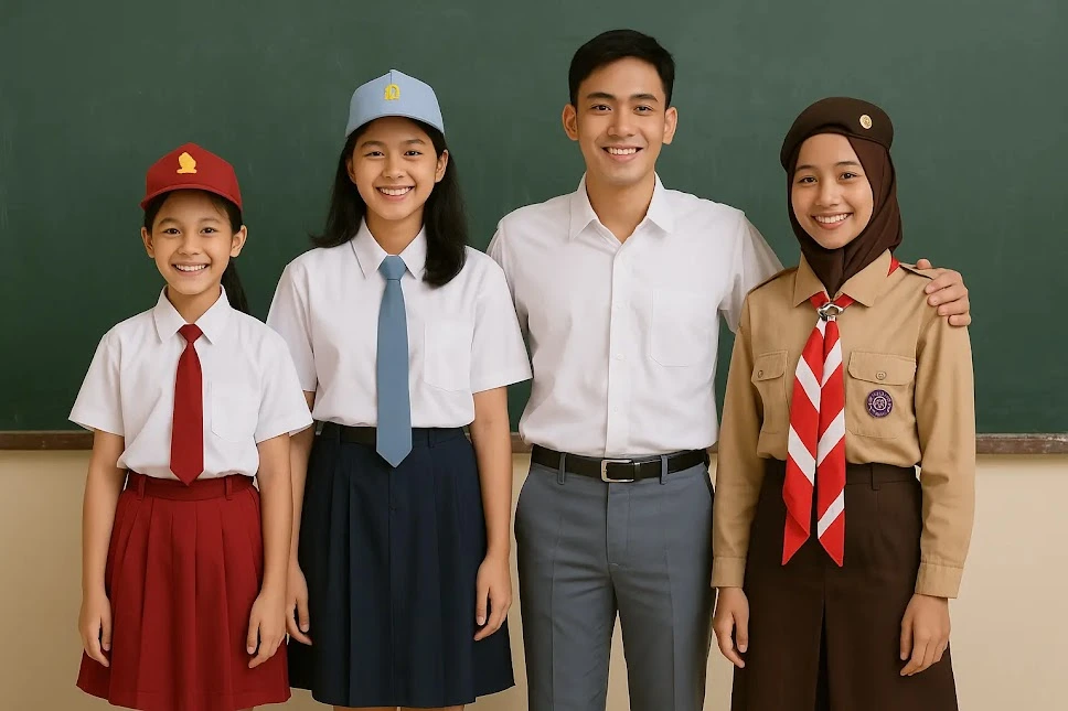 Jenis Seragam Sekolah Di Indonesia