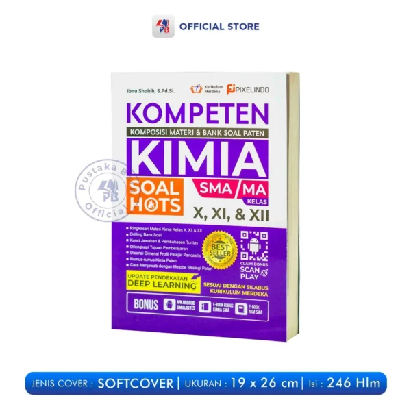 Buku Penjunjang Pelajaran SMA / Kompeten Fisika Biologi Kimia Matematika Soal Hots SMA/MA Kelas X XI XII - Gambar 4