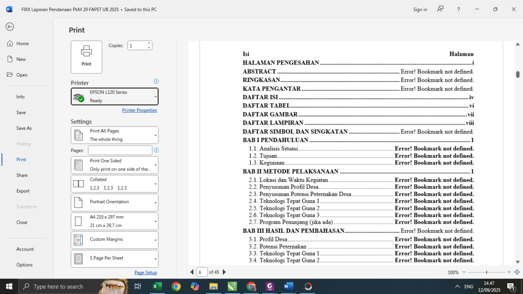 Pesan Error! Bookmark not defined