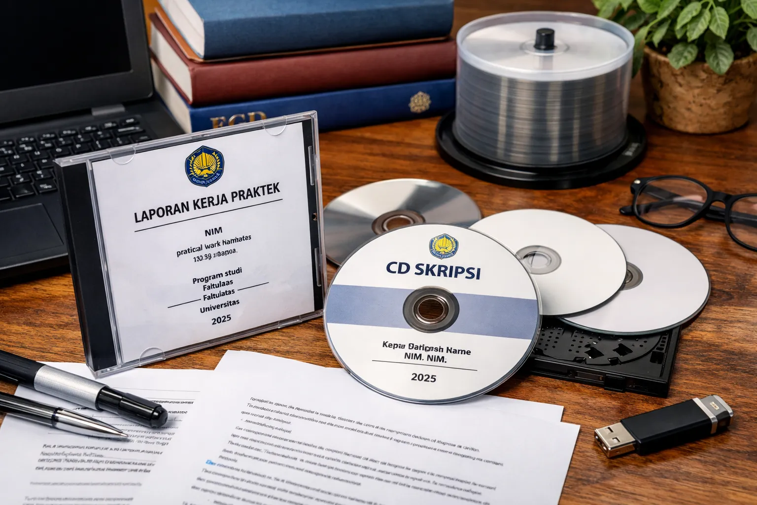 Jangan Sampai Salah! Ini Contoh dan Template Cover CD Skripsi yang Benar