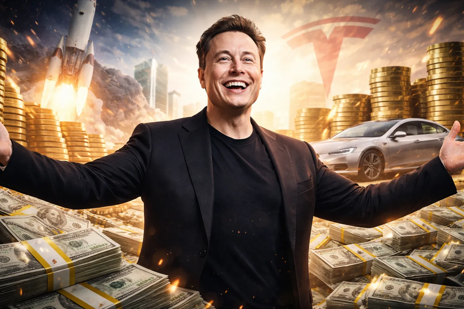 Elon Musk Cetak Rekor Baru, Kekayaan Tembus Rp12,5 Kuadriliun